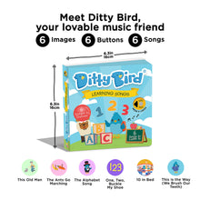 Load image into Gallery viewer, Ditty Bird Learning Songs Board Books (Rechargeable)