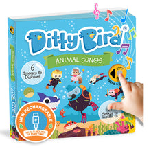 Load image into Gallery viewer, Ditty Bird Animal Songs Board Book (Rechargeable)