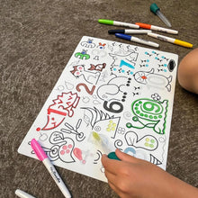 Load image into Gallery viewer, HeyDoodle Sensory Mat - Wild Digits