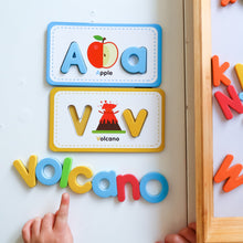 Load image into Gallery viewer, Curious Columbus Flash Cards & ABC Magnetic Letters