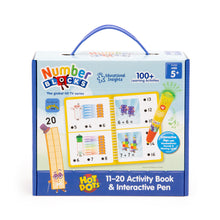 Load image into Gallery viewer, NUMBERBLOCKS® Hot Dots® 11-20 Activity Book & Interactive Pen