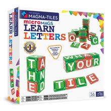 Load image into Gallery viewer, Magna Tiles 56pc MicroMAGS - Learn Letters