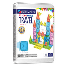 Load image into Gallery viewer, Magna Tiles 55pc MicroMags Deluxe Travel Set