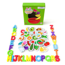 Load image into Gallery viewer, Curious Columbus Magnetic Foods & Letters