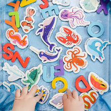 Load image into Gallery viewer, Curious Columbus Magnetic Sea Creatures & Letters