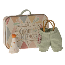 Load image into Gallery viewer, Maileg Clown Clothes in Suitcase
