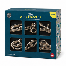 Load image into Gallery viewer, Classic Mini Wire Puzzles 6pack (Assorted)