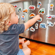 Load image into Gallery viewer, Curious Columbus Magnetic Vehicles & Professions