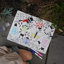 Load image into Gallery viewer, HeyDoodle Sensory Mat - Busy Bugs
