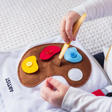 Load image into Gallery viewer, Curious Columbus Fabric Activity Book: When I Grow Up