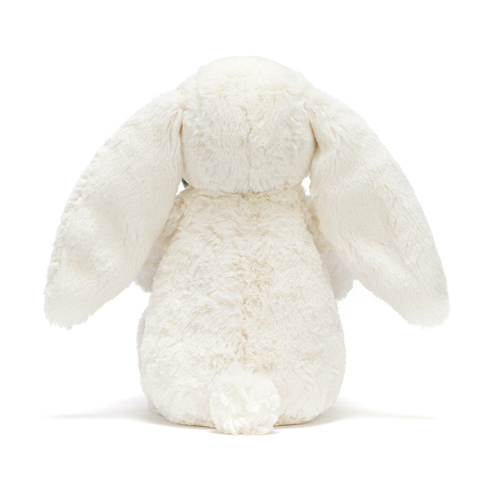 Jellycat Bashful Cream Bunny With Plant (Medium)