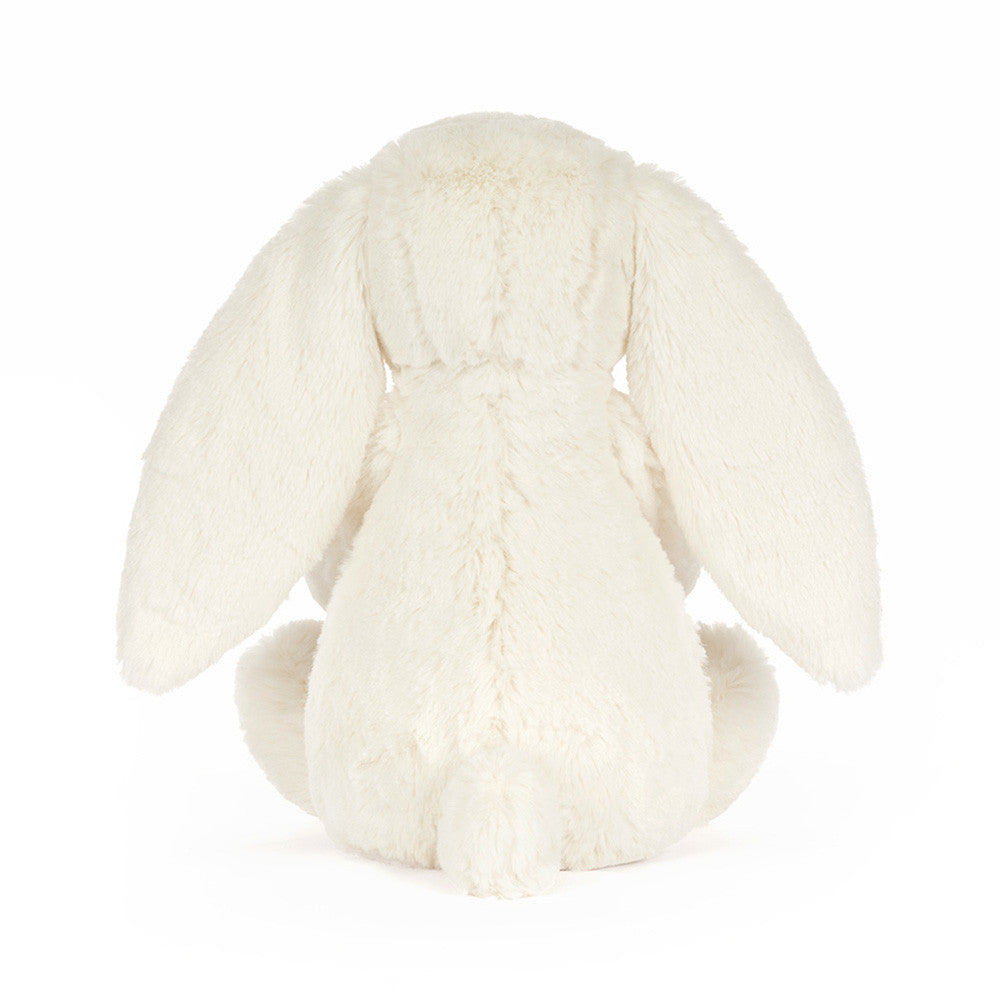 Jellycat Bashful Cream Bunny With Star (Medium)