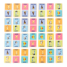 Load image into Gallery viewer, Bluey Wooden Dominoes