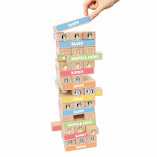 Load image into Gallery viewer, Bluey Wooden Tumbling Tower