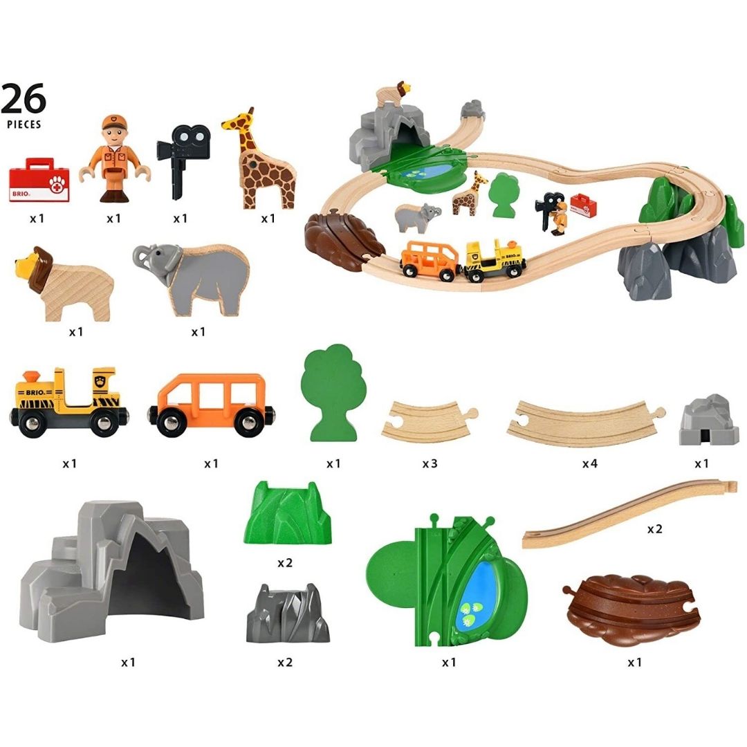 BRIO 26pc Safari Adventure Set