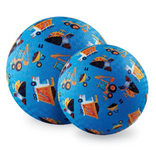 Load image into Gallery viewer, Crocodile Creek Playground Ball - Construction Blue