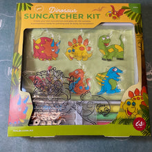 Load image into Gallery viewer, IsGift Make Your Own Dinosaur Suncatcher Kit ** IMPerfect **