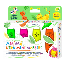 Load image into Gallery viewer, Haku Yoka Mini Markers - Animal Neon