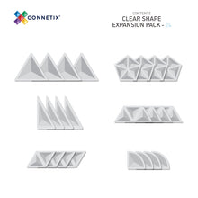 Load image into Gallery viewer, Connetix Clear 24pc Shape Expansion Pack