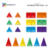 Load image into Gallery viewer, Connetix Rainbow 24pc Mini Pack