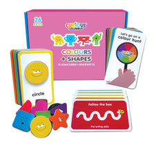 Load image into Gallery viewer, Curious Columbus Flash Cards - Shapes & Colours