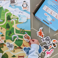 Load image into Gallery viewer, Curious Columbus Magnetic Zoo Animals