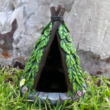Load image into Gallery viewer, Fairy Garden Spring Leaf Teepee