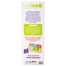 Load image into Gallery viewer, PlayTab Sensory Set 5 - Threads, Teeter Totter, Keyboard Tiles