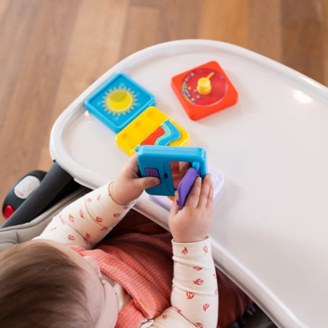 PlayTab Sensory Set 3 - Latch Mirror, Picture Dial, Sweeper Tiles