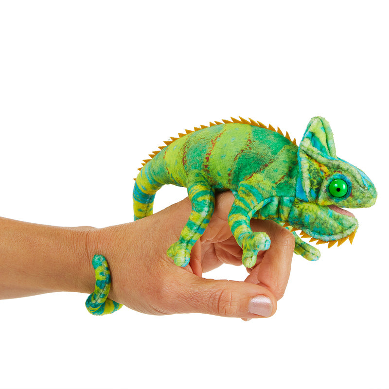 Folkmanis Mini Chameleon Finger Puppet – IQM Store