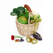 Load image into Gallery viewer, Tara Treasures Felt Vegetables & Fruits (Set C)