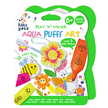 Load image into Gallery viewer, Haku Yoka - Play 'N' Colour - Garden Aqua Puffs Art