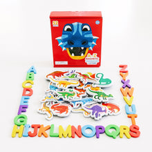 Load image into Gallery viewer, Curious Columbus Magnetic Dinosaurs & Letters
