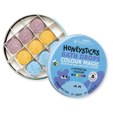 Load image into Gallery viewer, Honeysticks 27pk Bath Drops Colour Magic