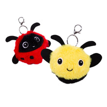 Load image into Gallery viewer, Discovery Zone Fluffaballs Bag Charm - Garden Friends