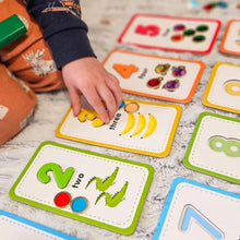 Load image into Gallery viewer, Curious Columbus Flash Cards & 123 Magnetic Numbers