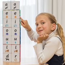 Load image into Gallery viewer, Learn & Grow Magnetic Tile Topper: 40pc Alphabet Lower Case Pack