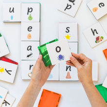 Load image into Gallery viewer, Learn & Grow Magnetic Tile Topper: 40pc Alphabet Lower Case Pack