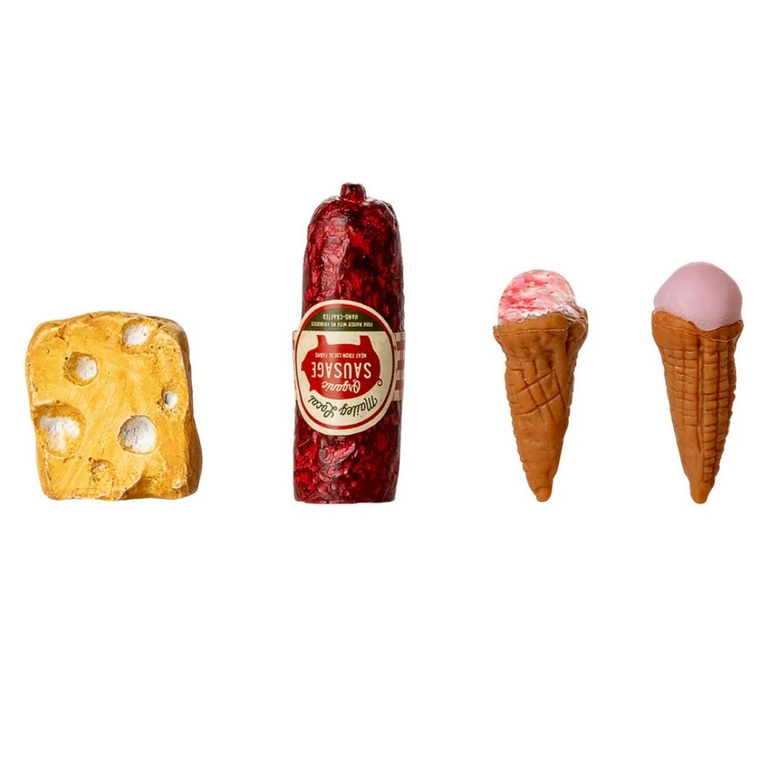 Maileg Fridge Mouse Off White
