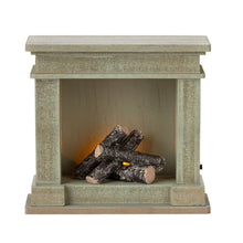 Load image into Gallery viewer, Maileg Fireplace Miniature Dusty Green ** PRE-ORDER October **