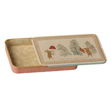 Load image into Gallery viewer, Maileg Metal Box Sliding Lid Christmas Mice ** PRE-ORDER November **