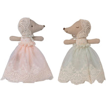Load image into Gallery viewer, Maileg Baby Mouse in Gown (Assorted)