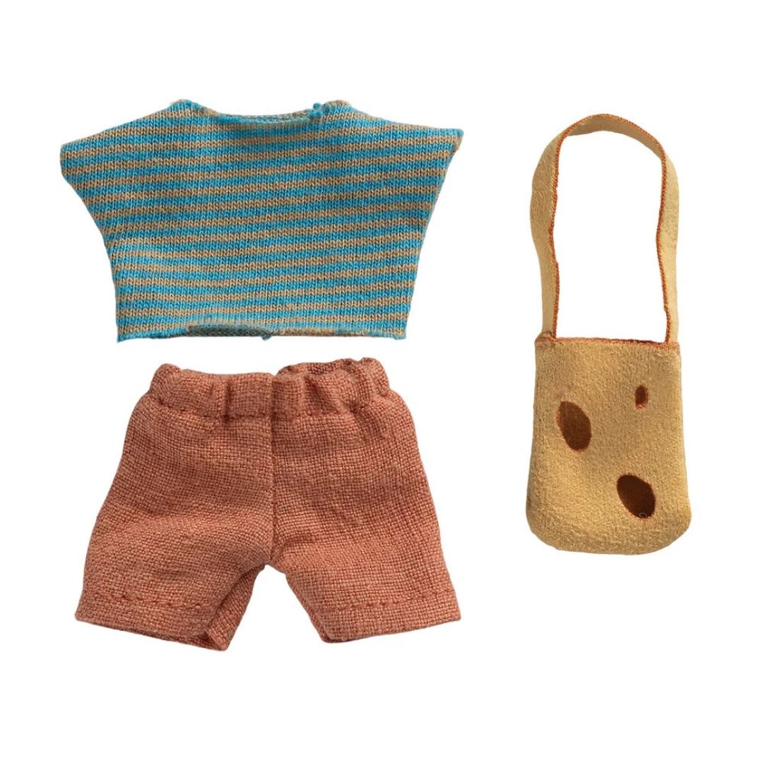 Maileg Little Brother Mouse with Bag