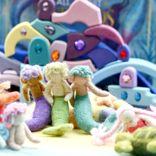 Load image into Gallery viewer, Tara Treasures Felt Waldorf Merman (Assorted)