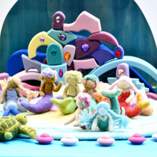 Load image into Gallery viewer, Tara Treasures Felt Waldorf Merman (Assorted)