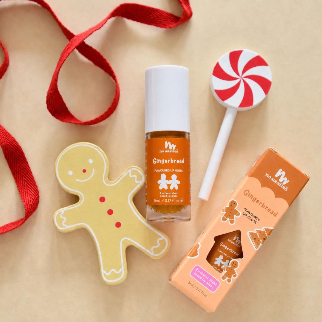 No Nasties Kids Gingerbread Natural Kids Lip Gloss