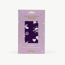 Load image into Gallery viewer, Oh Flossy Face Paint & Makeup Stencils - Purple