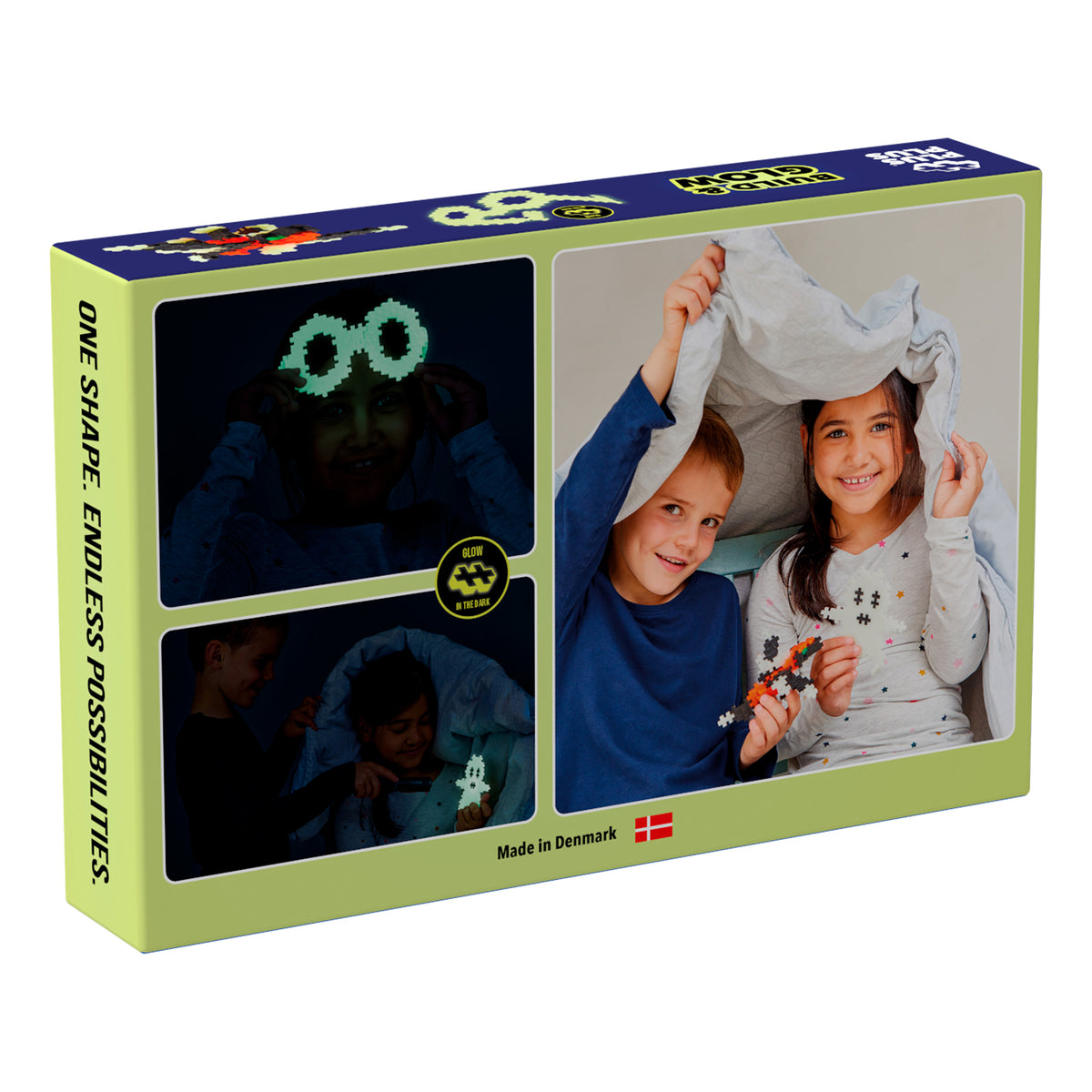 Plus-Plus 360pcs Build and Glow - Glow in the Dark