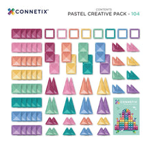 Load image into Gallery viewer, Connetix Pastel 104pc Creative Pack ** Arriving Late September **
