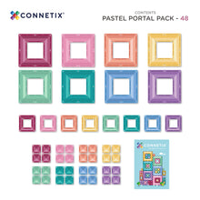 Load image into Gallery viewer, Connetix 48pc Pastel Portal Pack